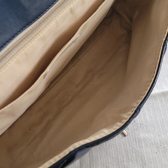 Authentic Chanel In The Business Flap Bag Quilted Patent Vinyl Maxi - Picture 12 of 16